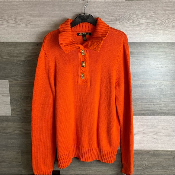 Orange RALPH LAUREN Knit Sweater - Picture 4 of 10